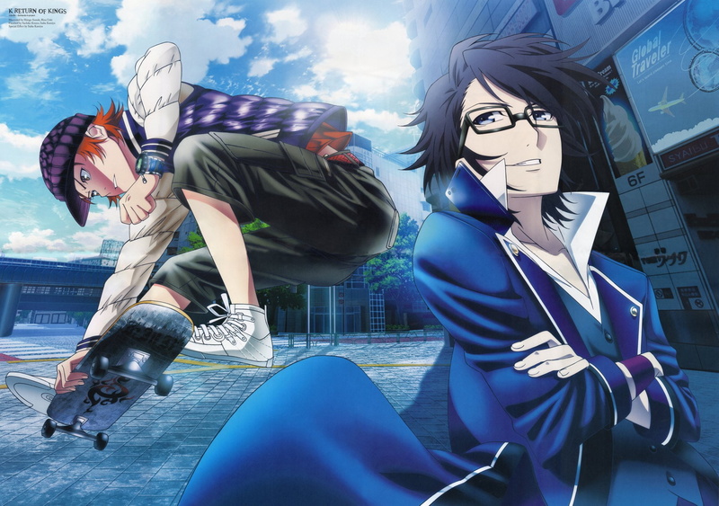 Saruhiko Fushimi, Anime, K Project, Misaki Yata, 1080P