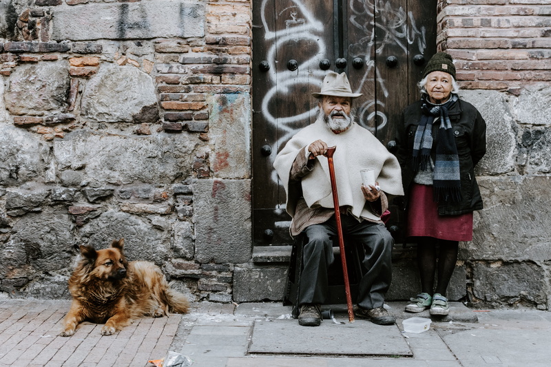 people, art and craft, person, full length, domestic animals, male likeness, 5K, stone wall, one animal, mammal, near, pets, two, sculpture, wall - building feature
