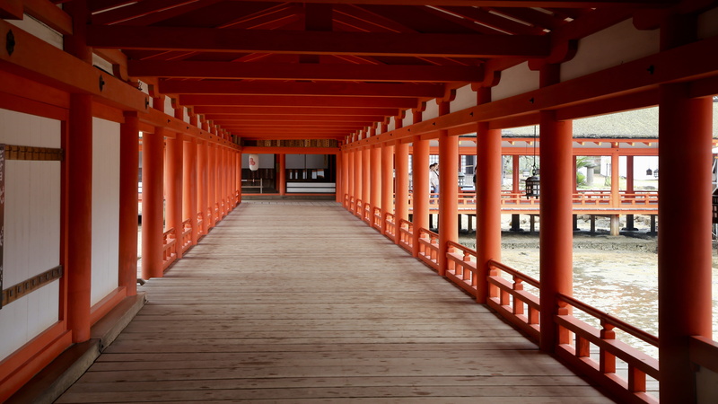 pillar, place of worship, religion, in a row, built structure, floor, wood - material, corridor, aisle, indoors, ceiling, temple, belief, absence, diminishing perspective