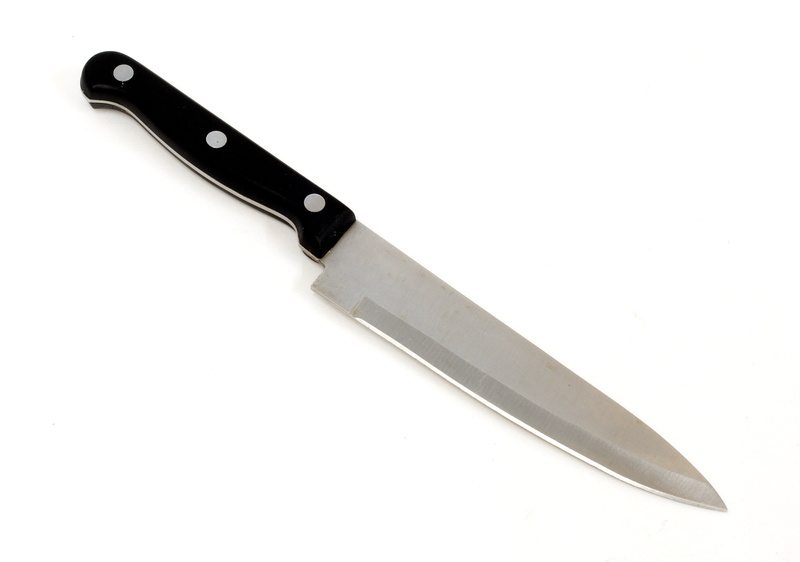 communication, cut out, sharp, indoors, warning sign, studio shot, kitchen Knife, work tool, equipment, steel, utensil, kitchen, no people, cutting, stainless Steel