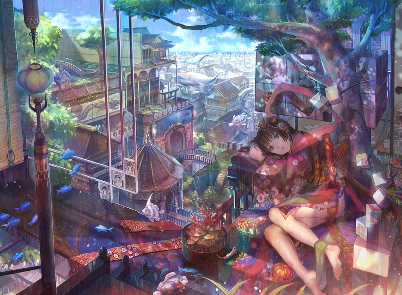 x, hd, hot, anime, girls, 1080P, fuji, Fuji Choko, art, choko