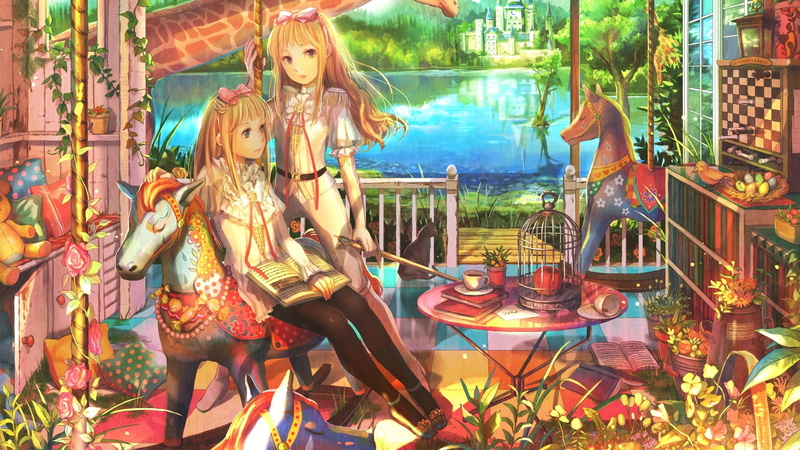 choko, colorful, 720P, x, anime, Fuji Choko, art, hd, girls, fuji, hot