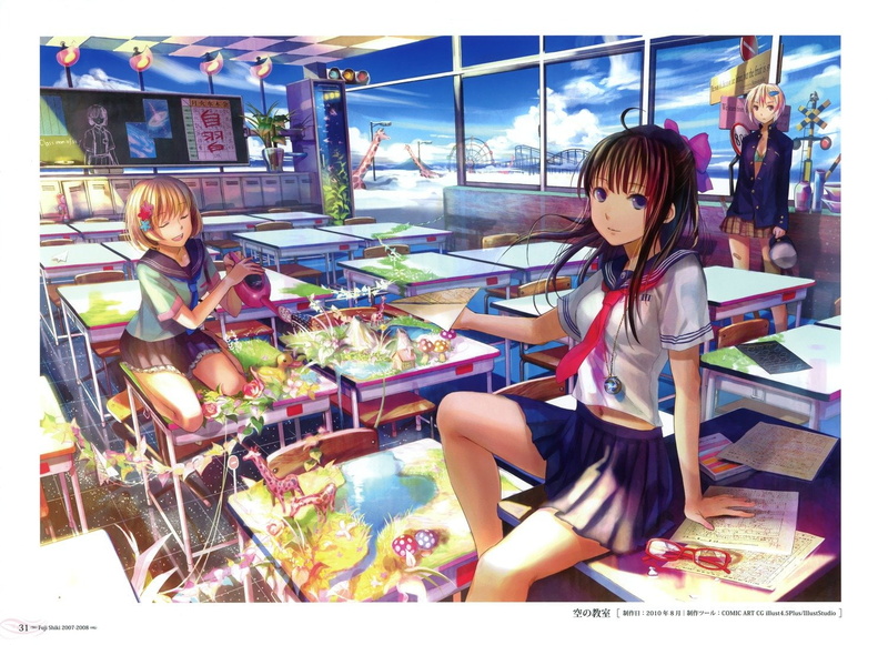 fuji, uniforms, school, 720P, sailor, choko