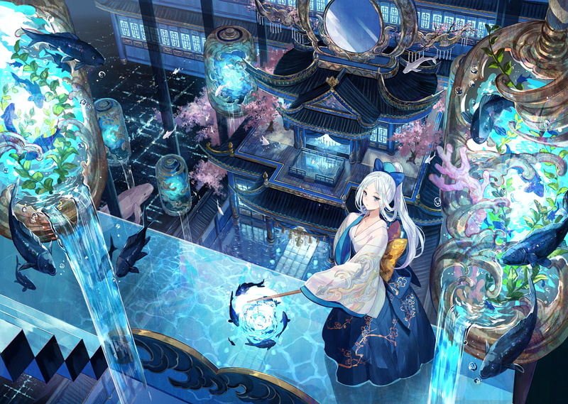 fuzichoco, water, 720P