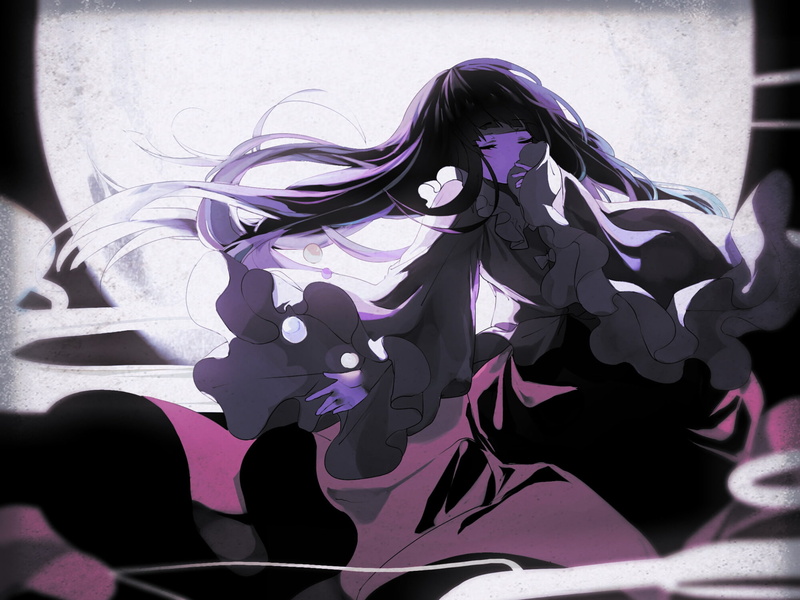 1080P, Touhou, Kaguya Houraisan, Anime
