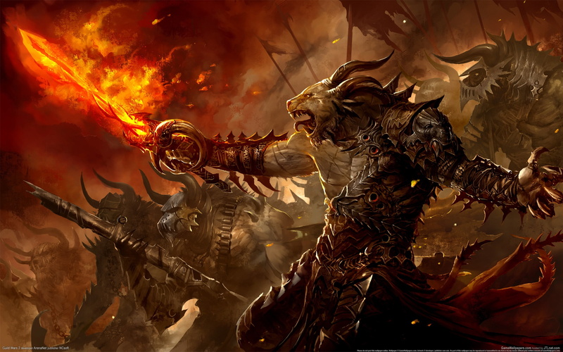 guild, hd, sword, video games, wars, fire, 2K
