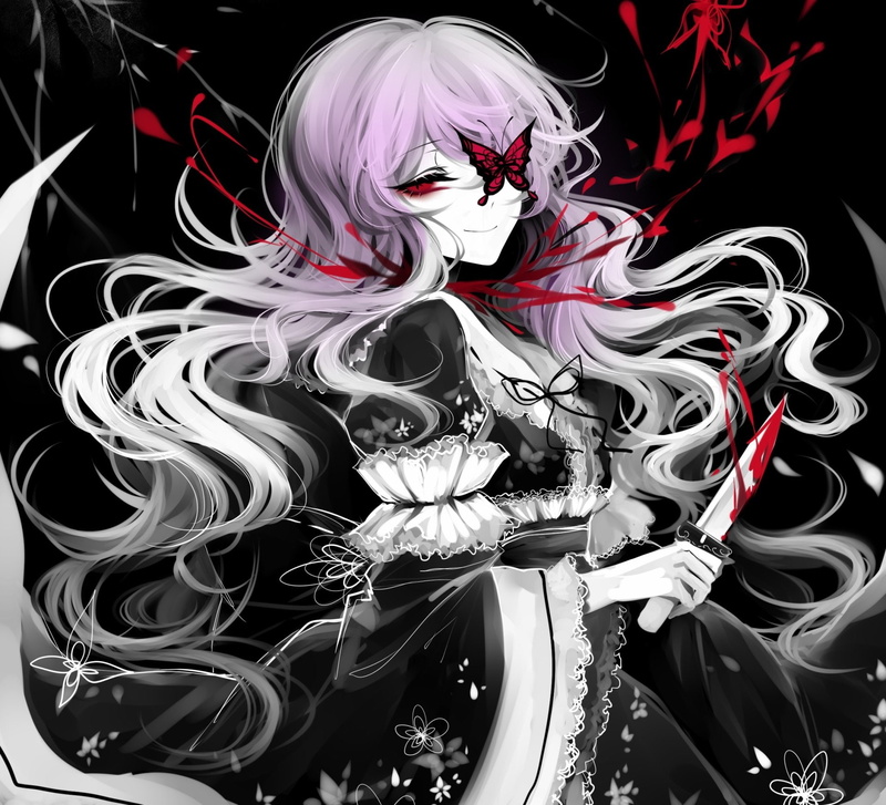 Yuyuko Saigyouji, Anime, Touhou, 1080P