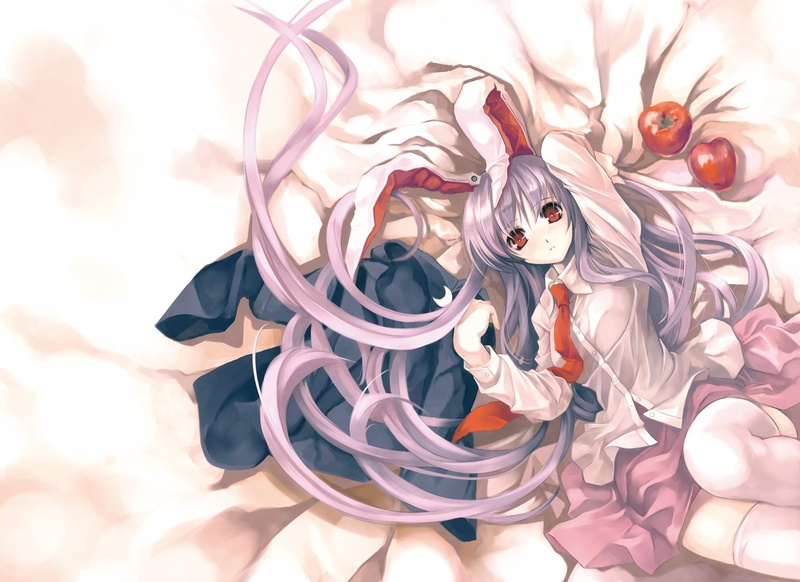 dress, shirt, reisen, touhou, reisen udongein inaba, anime, illustration, udongein, white, 1684x1225, girls, 720P, women, s, anime girls, inaba