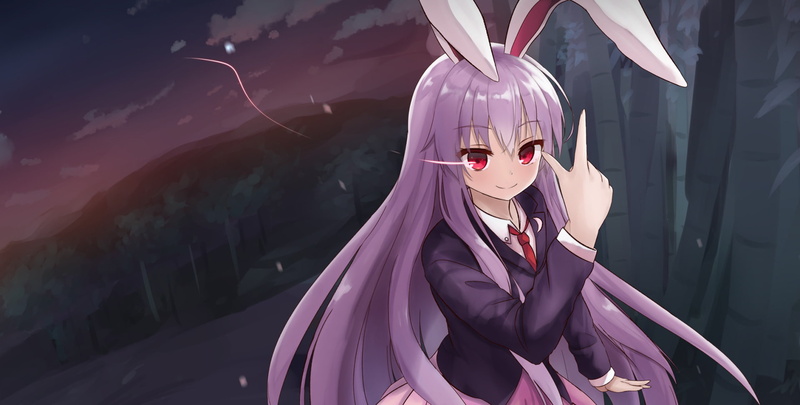 Reisen Udongein Inaba, Touhou, 1080P, Anime