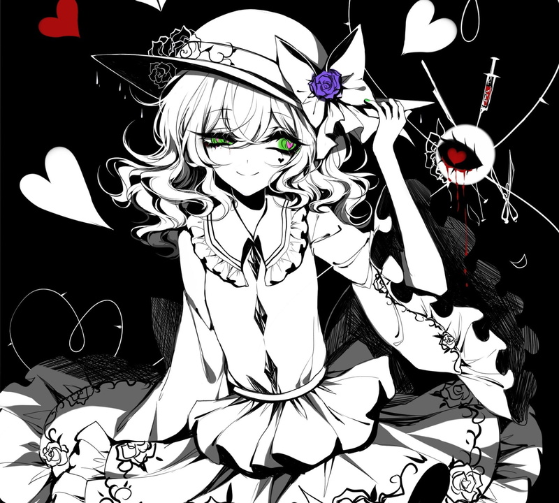 1080P, Koishi Komeiji, Anime, Touhou