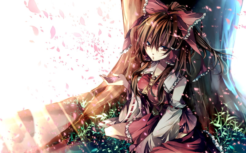 2K, Hakurei Reimu, anime girls, anime, Touhou