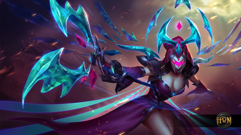 girl, riftwalker, Opal, hon, mask, staff, Heroes of Newerth, 1080P, Paragon