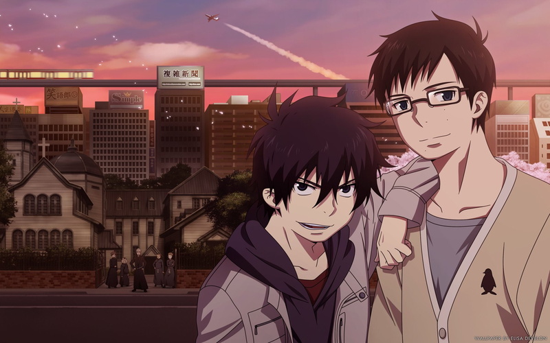 Rin Okumura, Shiro Fujimoto, 1080P, Ao No Exorcist, Blue Exorcist, Anime, Yukio Okumura