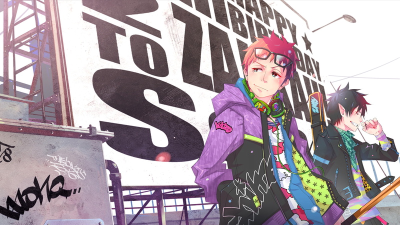 Blue Exorcist, 1080P, Ao No Exorcist, Fan Art, Renzo Shima, Rin Okumura, Anime
