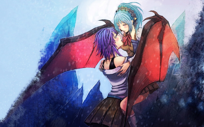 hot, x, 720P, Rosario Vampire, hd, rosario, Kurono Kurumu, art, kurumu, kurono, vampire, anime