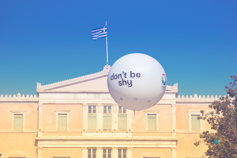 outdoors, architecture, greek, no people, city, sunlight, western script, day, blue, flag, communication, square, clear sky, nature, 5K, athens, syntagma square