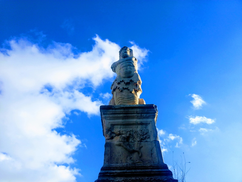 greek, human representation, sculpture, male likeness, travel destinations, built structure, architecture, statue, athens, greece, day, craft, nature, cloud - sky
