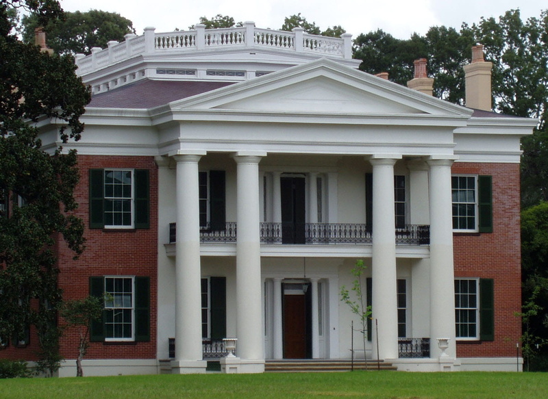 pediment, built Structure, luxury, nature, estate, architectural column, national, historical, historical park, mansion, natchez, Mississippi, window, Natchez National Historical Park