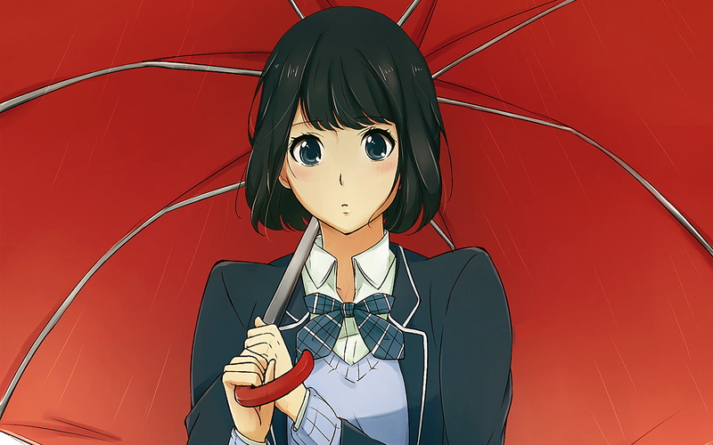 women, lifestyles, Love and Lies, teenager, childhood, 1080P, portrait, Koi to Uso, sunglasses, Misaki Takasaki, human body part, leisure activity, red
