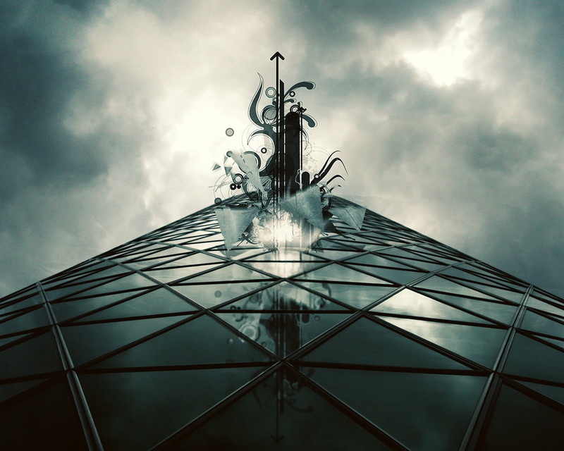 metal, creativity, 720P, cloud - sky, human representation, nature, abstract, sculpture, black, built structure, white, frame, architecture, digital art