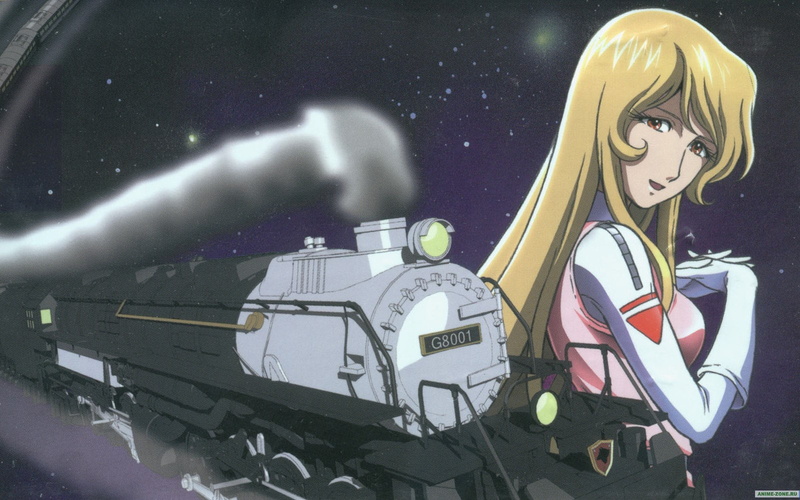 Galaxy Railways, train, 720P, Leiji Matsumoto