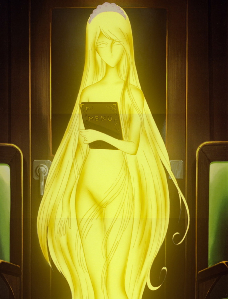 history, anime girls, female likeness, fashion, indoors, Leiji Matsumoto, yellow, beauty, art and craft, retail, the past, no people, dress, Galaxy Express 999