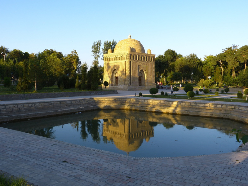 tourism, reflecting pool, history, agra, dome, samanid mausoleum, water, india, 4K, plant, waterfront, old, islam, architecture, twilight, sky, tholos tomb