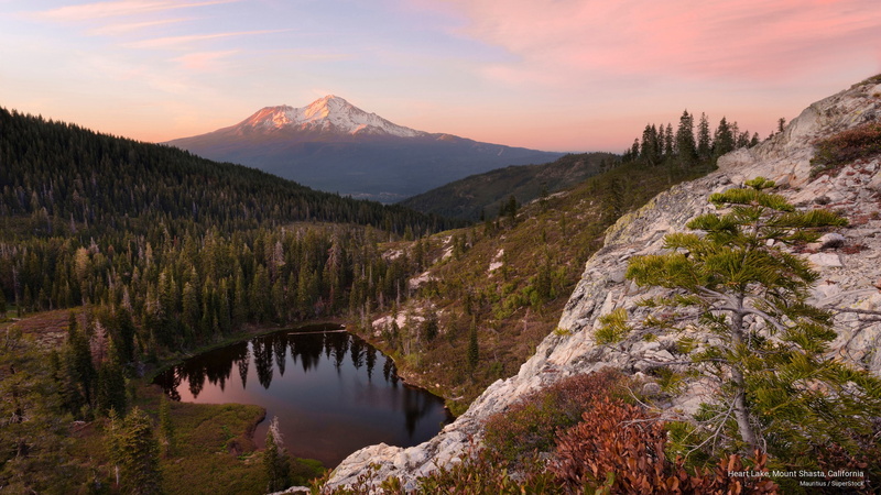 california, 2K, shasta, Mountains, lake, mount, heart