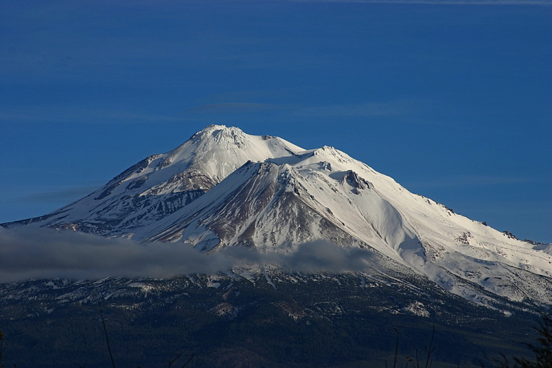 northern, snow, 2K, travel destinations, winter, beauty in nature, no people, mount shasta, cold temperature, blue, tranquil scene, volcano, landscape
