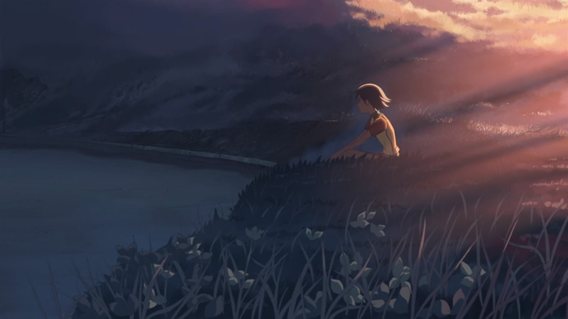 5 Centimeters Per Second, scenics - nature, day, real people, women, outdoors, sky, leisure activity, tranquility, adult, lifestyles, one person, plant