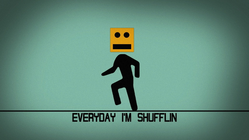 Everyboty, 1080P, Shuffle!, Bot, funny, blue, dancing, music, robots, Lmfao, red