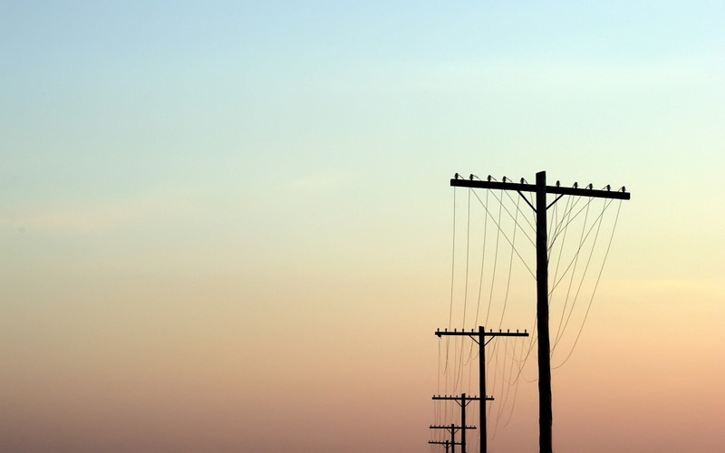 copy space, clear sky, antenna - aerial, nature, power lines utility pole, electricity pylon, communication, 1080P, no people, silhouette, electricity