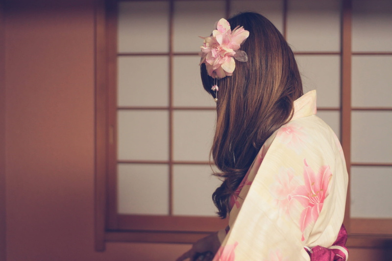 nature, beautiful woman, geisha, asian Ethnicity, beautiful, piece, flower, women, fashion, traditional Clothing, one Person, yukata, japanese Ethnicity