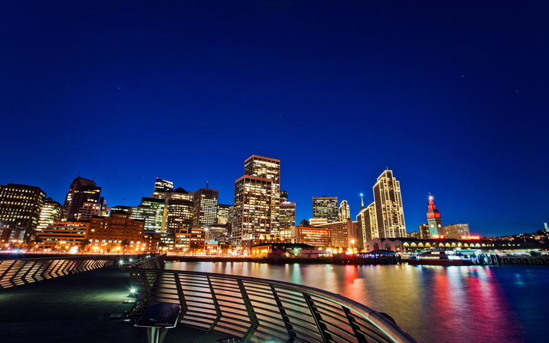 bays, cityscape, california, sanfranciscocalifornia, skyline, photography, city, nikon, blue, nikond700, reflections, 2K, night, water, citylights, darkblue