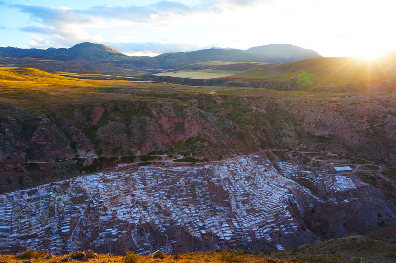 outdoors, flowing, idyllic, sunset, cusco, landscape, andes mountains, bright, beauty in nature, pampa, sun, 4K, scenics - nature, maras, sky, environment