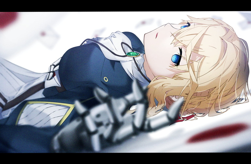 720P, Violet Evergarden, anime girls, anime, yama (artist)