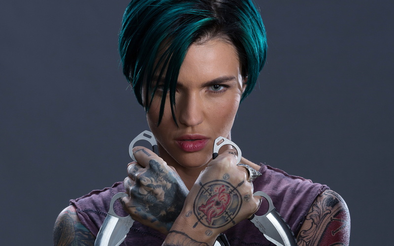 4K, Tattoo, Face, Actress, Short Hair, Ruby Rose, Movie, xXx: Return of Xander Cage