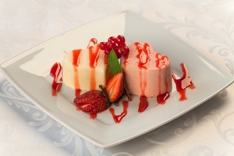 healthy eating, serving size, cream, high angle view, shaped, sweets, japanese food, fruit, no people, ready-to-eat, still life, indulgence, temptation