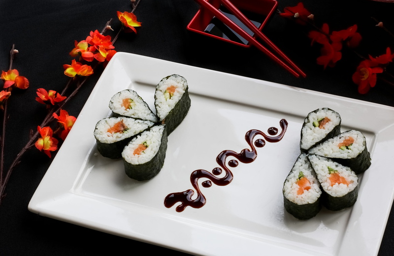 no people, Japanese Food, ceramic, gastronomy, food and drink, Sushi, temptation, healthy eating, still life, freshness, rice, white, asian food, food