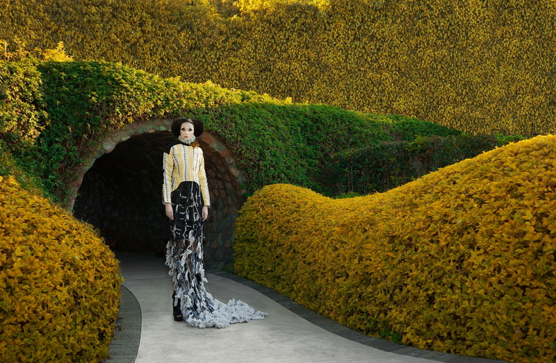 tree, Girls, Garden, Tunnel, Japan, growth, Collection, one person, plant, scenics - nature, lush foliage, Outfit, Model, Fashion, Style, beauty in nature