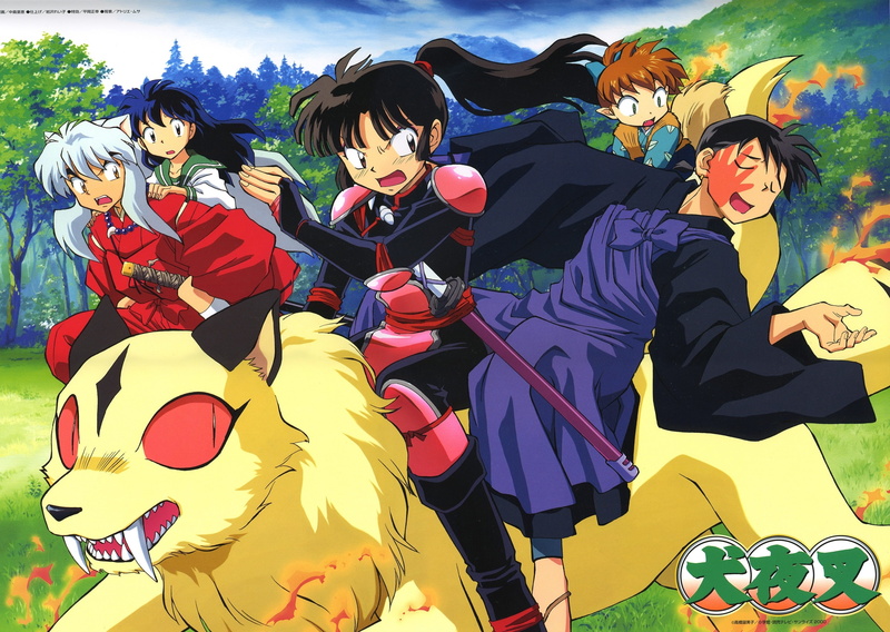shippou, inuyasha, 1080P, Anime, sango x miroku