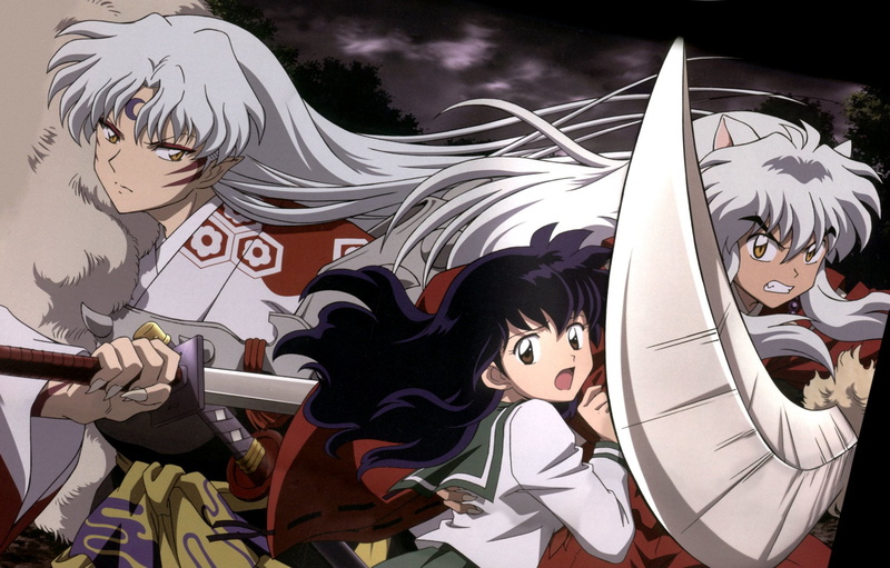 multi colored, representation, white color, inu, creativity, architecture, 1080P, celebration, festival, poster, yasha, sky, costume, no people, Anime