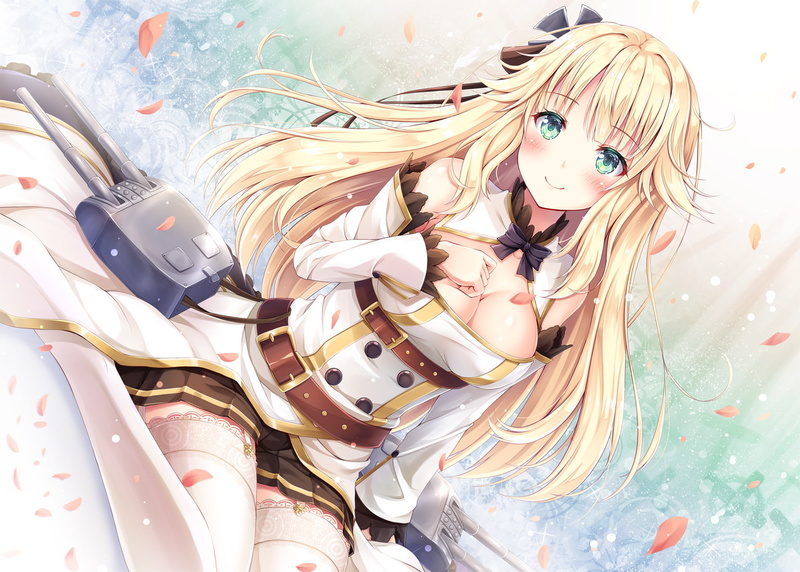 high angle view, young women, indoors, art and craft, 263407, hair, com, akashio, women, skirt, garter, cleavage, human representation, blond hair, azur