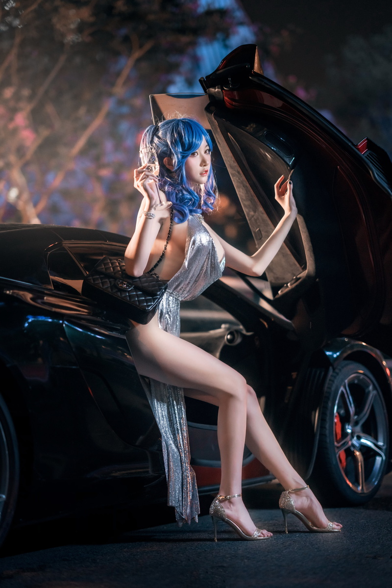 legs, women, blue hair, St. Louis (Azur Lane), 8K