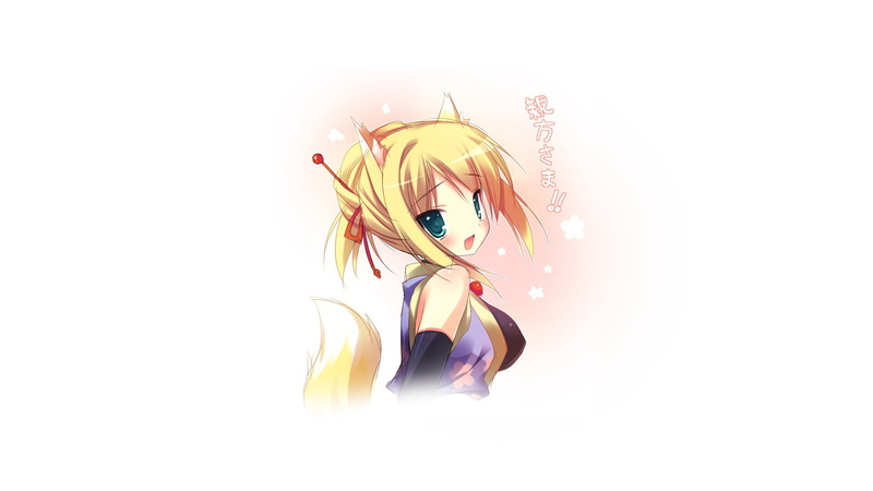 catgirl, 1080P, cartoon/comic, anime, hd, white
