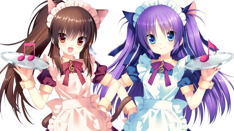 disguise, women, indoors, representation, hairstyle, little, neko, costume, busters, white background, hair, sakura, ears, toy, eyes, female likeness, long