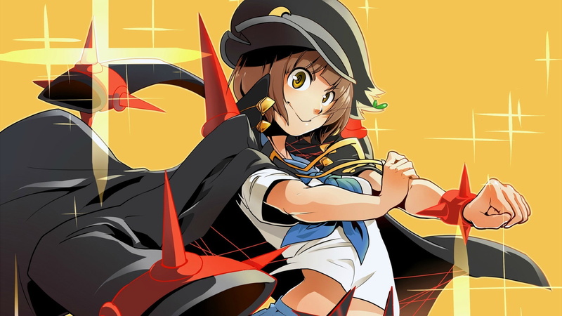 Mankanshoku Mako, Kill la Kill, brunette, anime, 1080P, yellow eyes, anime girls