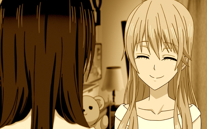 indoors, human representation, art and craft, Citrus (Anime), wall, day, no people, wood - material, Yuzu Aihara, built structure, craft, male likeness