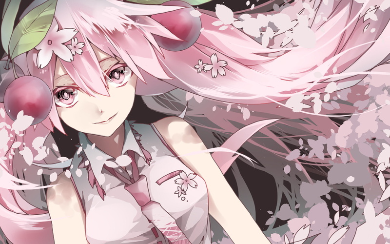 1080P, Hatsune Miku, Sakura Miku, Vocaloid, Anime