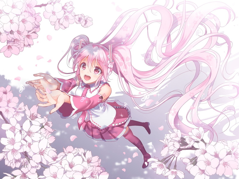 Vocaloid, 720P, Sakura Miku, Anime